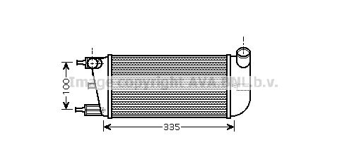 AVA QUALITY COOLING Kompressoriõhu radiaator FT4352